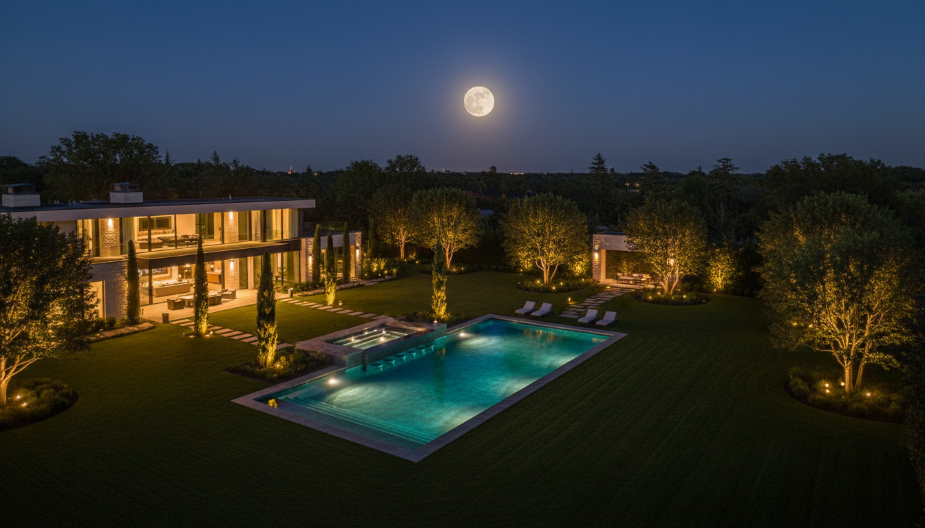 Moonlight Landscape Lighting team at work